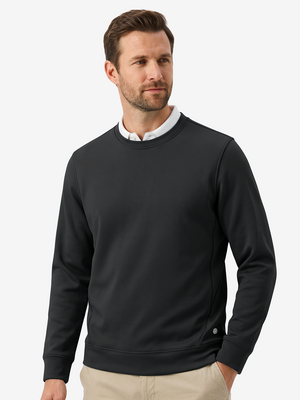 Ultra-Comfort Velour Lining Crew-Neck Sweatshirts