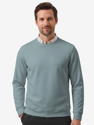 Ultra-Comfort Velour Lining Crew-Neck Sweatshirts