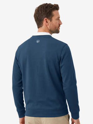 Ultra-Comfort Velour Lining Crew-Neck Sweatshirts