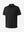 3d view of garment in  black of nylon blend casual jacquard polo shirts.