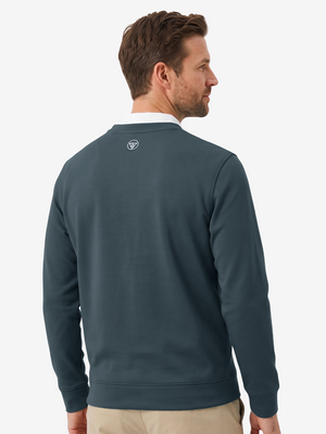 Ultra-Comfort Velour Lining Crew-Neck Sweatshirts