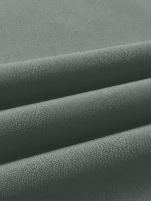 Detailed close-up of premium knit fabric texture with neat weave craft, ultra-comfort slim fit roma knit polo shirts in grey