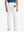Back pocket detail of Water Repellent 8 Pockets Pants in WHITE，showcasing pocket functionality.