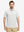Front half-body view of a model wearing the grey white feather weight jacquard polo shirts, showing the chest pocket