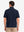 Model back upper body shooting display, lightweight upf50+ short sleeve golf vests jacket in navy
