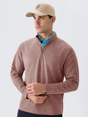 Heather Scuba Quarter Zip Pullover