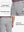Detail view highlighting all 8 pockets front and back on LIGHT GREY Water Resistant Versatile 8 Pockets Shorts.