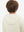 Back upper view of youth long sleeve hoodied with kangaroo pocket in cream, showing fit and shoulders.