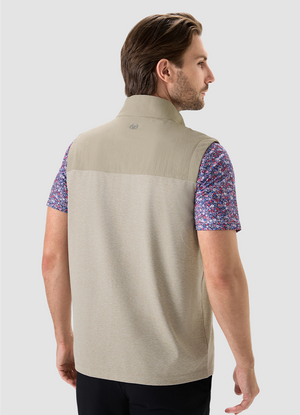 Color Block Lightweight Full Zip Vests