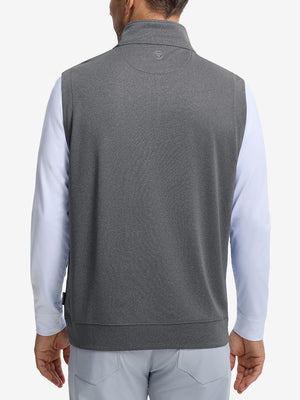 Lightweight Sleeveless Quarter Zip Golf Vest