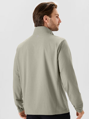 Lightweight Water-Resistant Nylon Blend Jacket