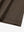 Hem detail of Men’s Long Sleeve Mock Turtleneck Shirt in Brown, showcasing smooth finish.