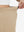 Detail view showing waist stretch on light khaki women's lightweight athletic sweatpants