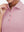 Detail view of cuff on lavender women's 4 buttons golf polo shirts