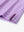 Close-up of side slit hem on LILAC/LIGHT BLUE STRIPE Polo — neat finishing touch