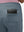 Back view of pocket on grey blue women's high waist stretch golf pants with pockets