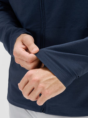 Lightweight Water-Resistant Nylon Blend Jacket