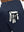 Back pocket detail of the navy women's lightweight high waisted golf pants, showcasing the rear storage design