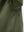 Detail view of underarm on army green waterproof lightweight rain jacket with hood