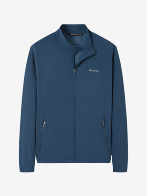 Lightweight Water-Resistant Nylon Blend Jacket