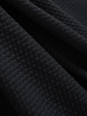 Texture Pullover Hoodie with Pockets