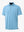 3D view highlighting Modern Fit Melange Polo in AQUA HEATHER, showcasing fabric weave and tailored fit.