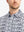 Front view from nose to chest wearing BLACK WHITE GLASSES Stylish Printing Summer Shirt.