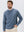Heather Brushed Rib Knit Crewneck Sweatshirt