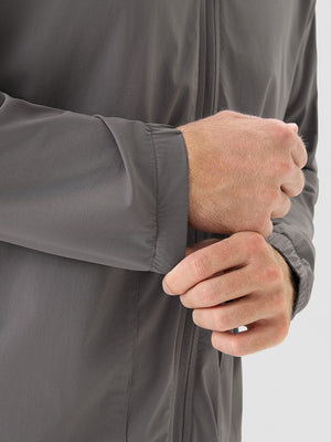 Nylon Blend Water Resistant Windbreaker Jacket