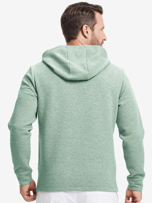 Texture Heather Cozy Hoodies Pullover